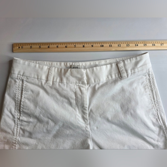 J. Crew Size 6 Classic Chino Shorts White 2756-BB - Picture 7 of 8